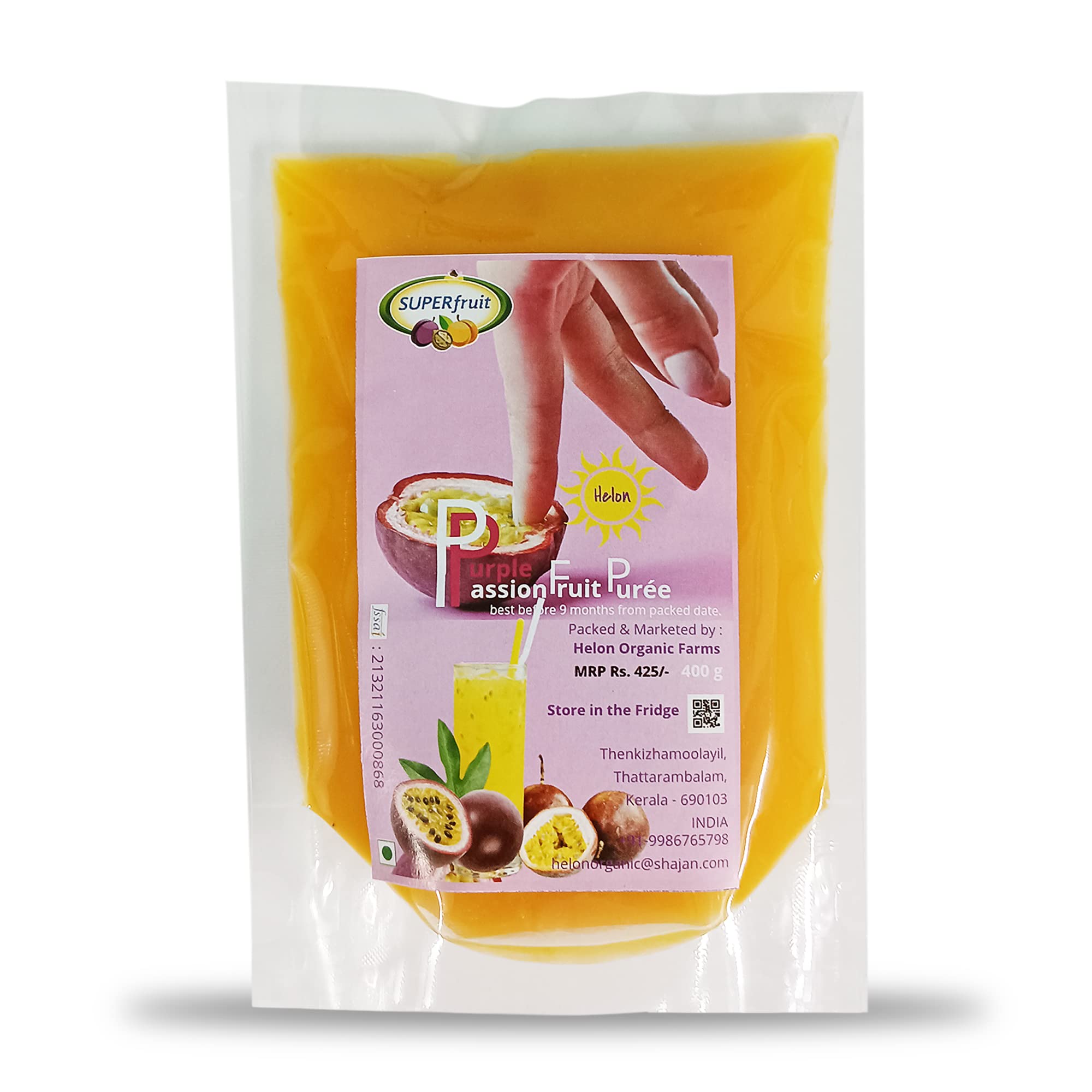 Helon Purple Passion Fruit Purée 400 g Home Made WITHOUT Seeds. No Water & No Sugar added. (B0B5LPWDM4) Amazon Price History, Amazon Price Tracker