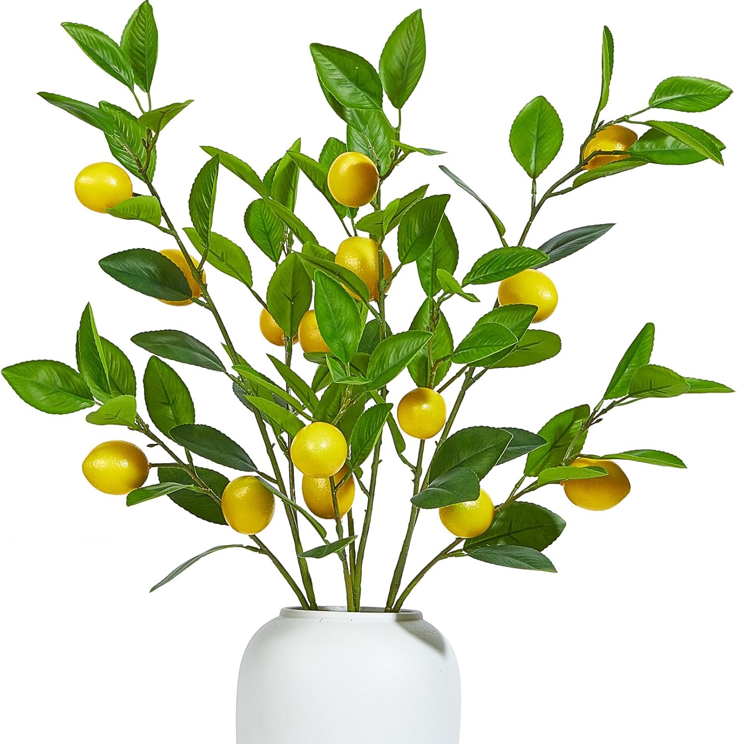 Heleze 36 Inch Artificial Lemon Branches for Vases Greenery