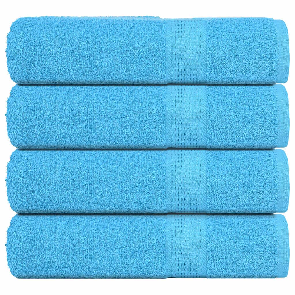 FROGN - Set di 4 asciugamani da doccia, 70 x 140 cm, in cotone, 360 g/m², certificato Oeko-TEX, morbidi e assorbenti, per bagno, asciugamano grande