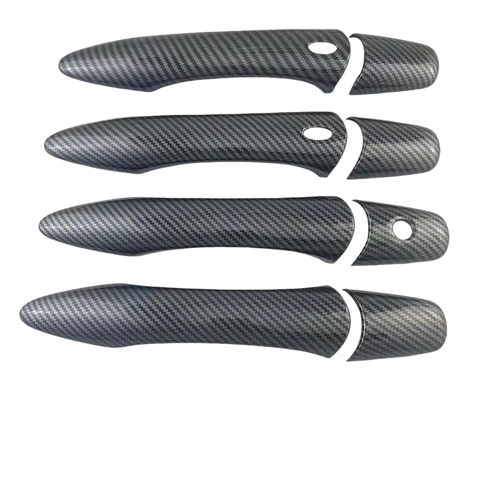 Rdwspli Carbon Fiber Exterior Handle Shell Compatible With Infiniti For Qx80 2014-2024 Car Decoration Door Handle Cover Glossy Black Cars Accessories