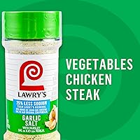 Vista 14 de Lawry's 25% menos de sal de ajo y sodio con perejil, 5.62 oz