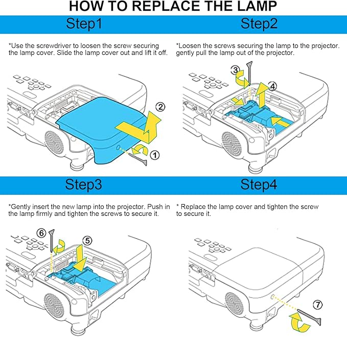Lámpara de Repuesto ELPLP87 para Proyector Epson V13H010L87 miniatura 6