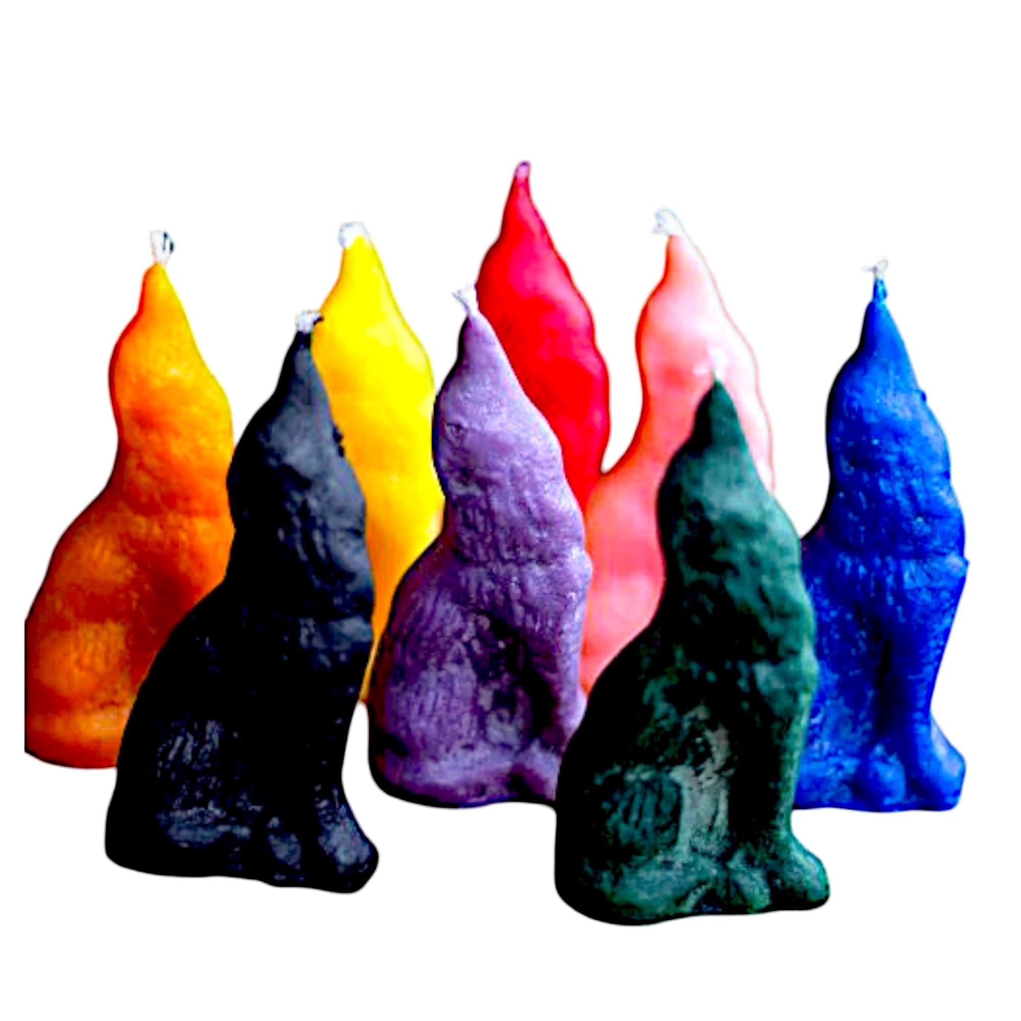 Wolf Candle (Pack of 2) C | Wolf Magic Begin Now Spell Candle | Ritual, Magic, Home & Room Decor, Halloween, Spell Casting, Unscented, Soy Wax | Blend Healing Aromatherapy-image-7