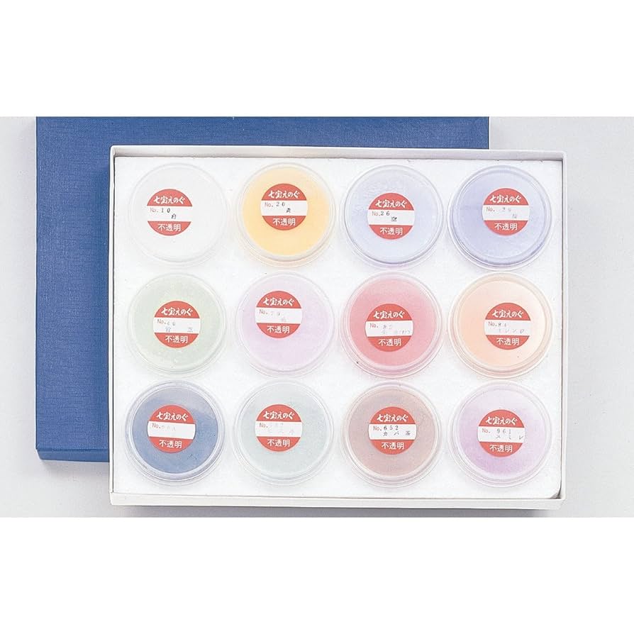 七宝絵具セット(不透明) 不透明七宝絵の具セットV 40g 12色セット | 造ハウ.com