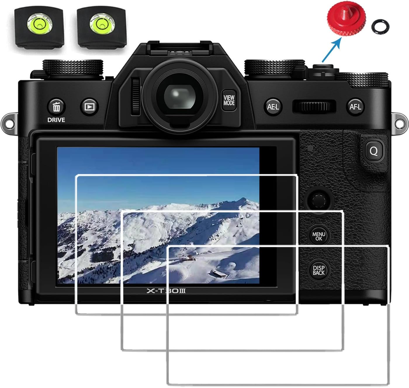 Protector de pantalla X-T30 III para Fujifilm vidrio templado