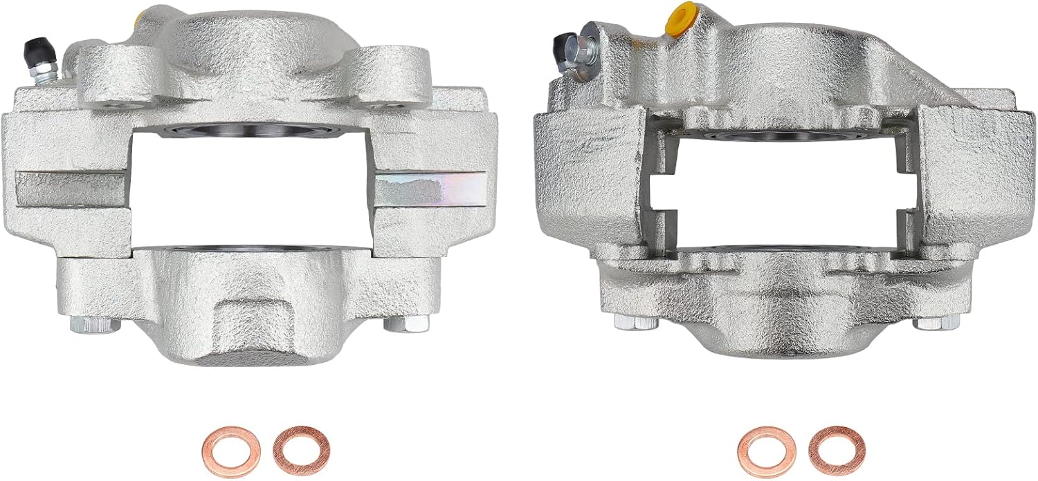 IRONTEK 19444+19445 Front Brake Caliper Passenger & Driver Side Caliper Assembly Fit 1963-1980 for MG MGB