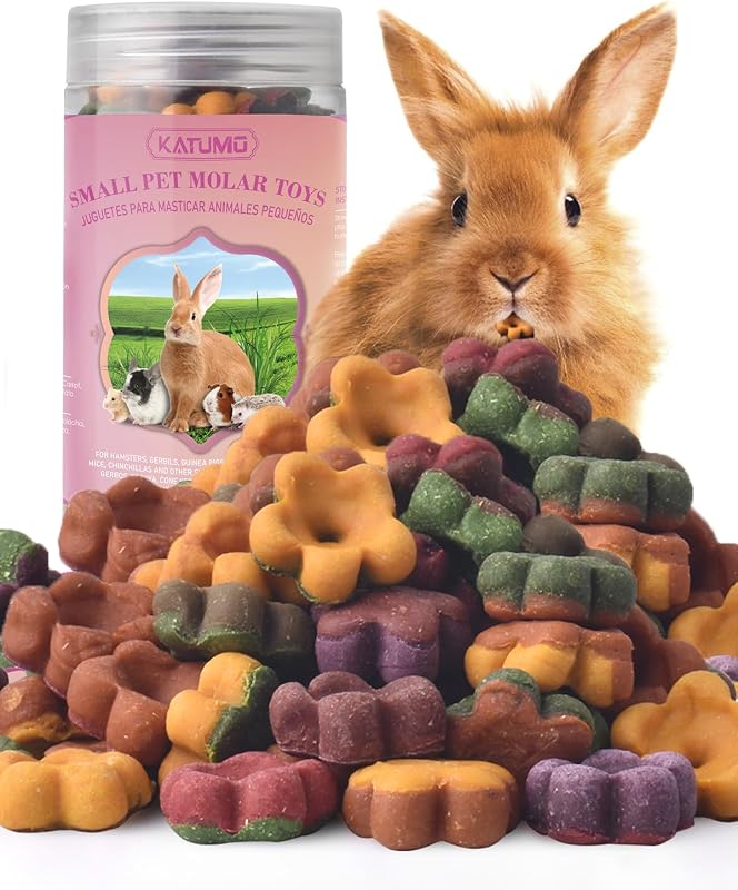 Petisco mastigável para pequenos animais KATUMO com feno de timothy e vegetais, 150 g