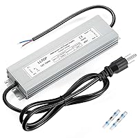 Vista 16 de Controlador LED de 150 vatios 100-264 V CA a 24 V CC 6.25 A fuente de alimentación impermeable transformador de bajo voltaje convertidor ultrafino