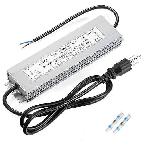 Vista 17 de Transformador de bajo voltaje 200 vatios impermeable IP67 Fuente de alimentación 90-130V AC a 12V DC 16.7A Convertidor de controlador LED Adaptador