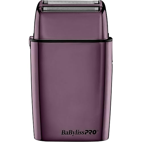 METALFX Double Foil Shaver, Handheld Electric Razor for Travel, Portable Cordless Close Face Shaver for Head, Beard, & Neck