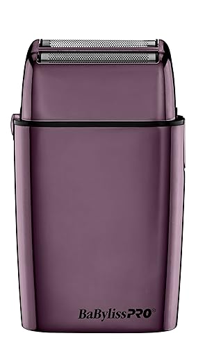 METALFX Double Foil Shaver, Handheld Electric Razor for Travel, Portable Cordless Close Face Shaver for Head, Beard, & Neck