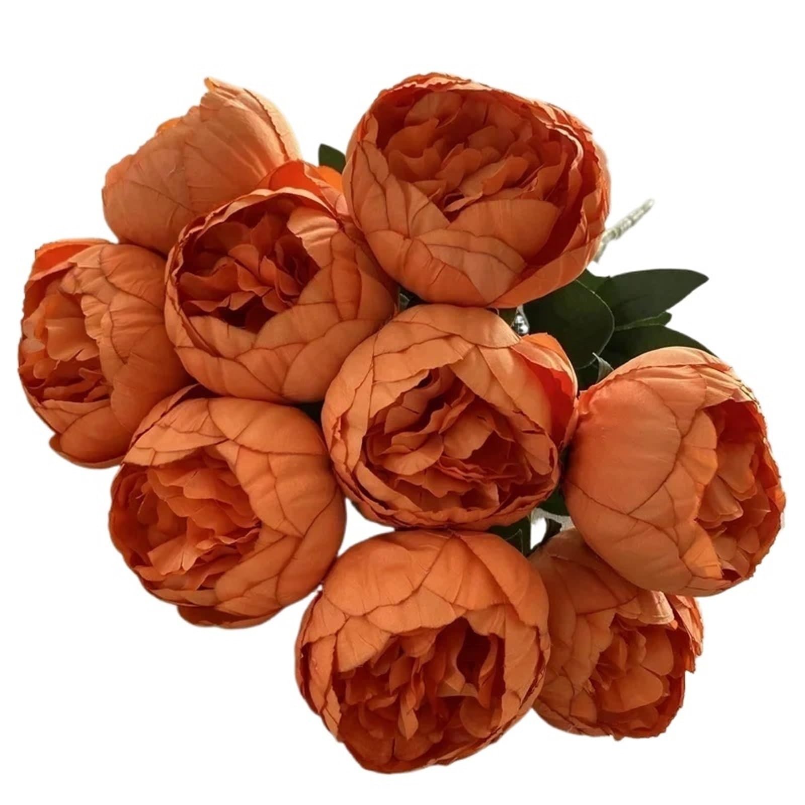 LXLAEOANG Artificial Flower Branches Simulation Bouquets For Home Living Room Dining Table Wedding Decoration Fake Artificial Flowers(Color6)