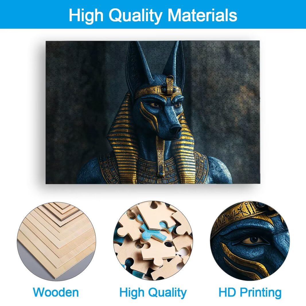 Puzzle 1500 Pièces Adultes, Puzzle 1500 Pieces Anubis, Cadeau Femme -2166