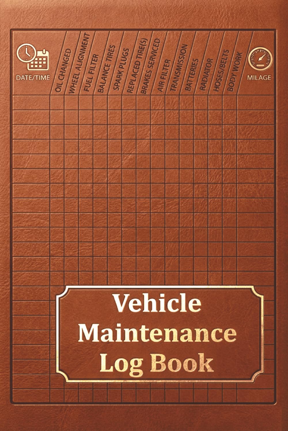 Vehicle Maintenance Log Book: Car Repair Journal / Automotive Service Record Book / Oil Change Logbook / Auto Expense Diary / Engine Autolog / Automobile, Truck Or Motorcycle Owner Gift