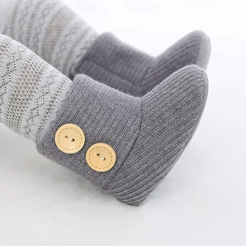Miniatura 5 de Botas de invierno para bebé, suela suave, antideslizantes, para niños pequeños, cálidas, para recién nacidos