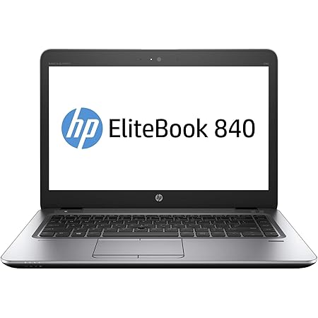 HP EliteBook 840 G3 14 inches HD Ultrabook Core i5 6200U up to 2.8GHz, 8GB RAM, 256GB SSD, Wireless 11ac & Bluetooth 4.2, Windows 10 Pro - Plain non-HP OEM Packed - UK keyboard Layout (Renewed)