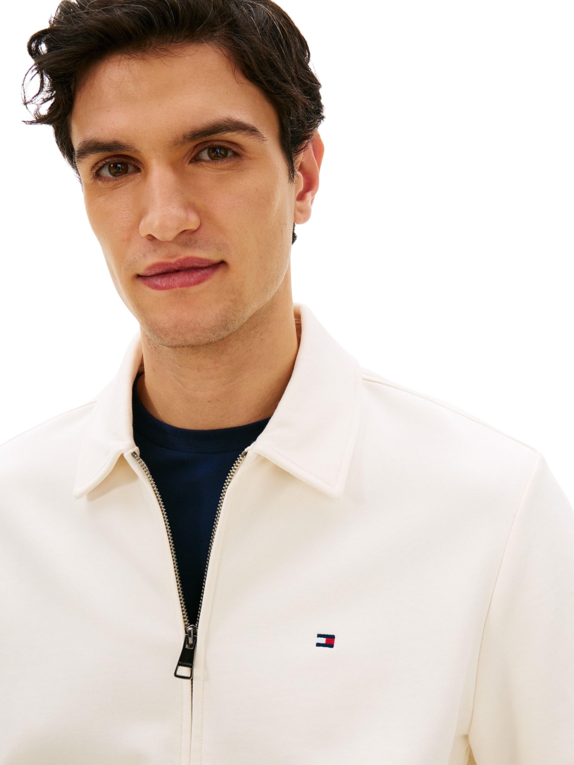 Tommy Hilfiger Essential Terry Ivy Jacket Mw0mw41767 Sweat-shirt zippé Homme