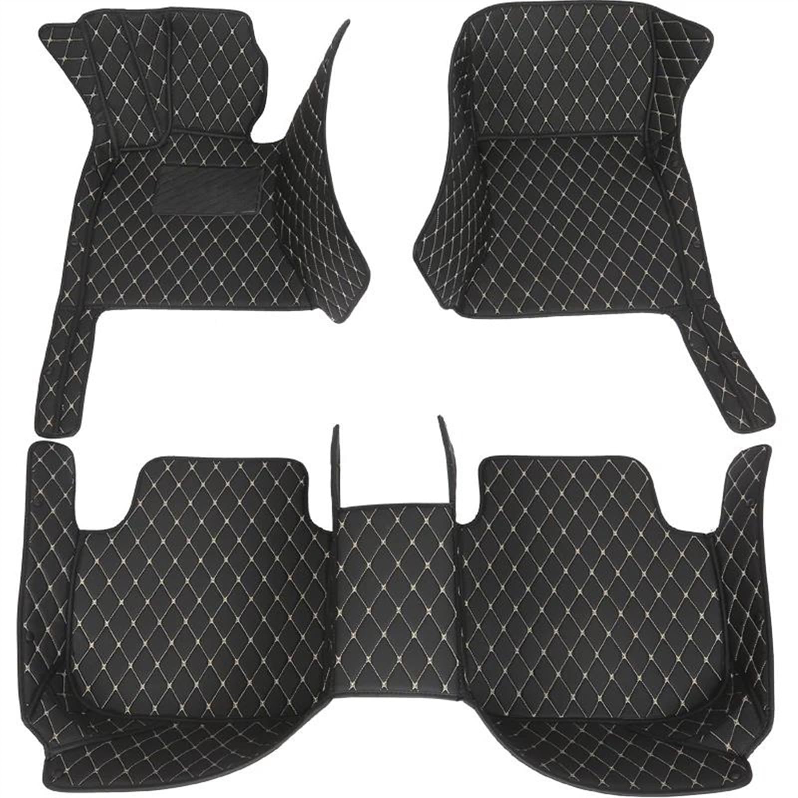 Tapis de sol voiture en cuir PU Chevrolet Captiva 7 places