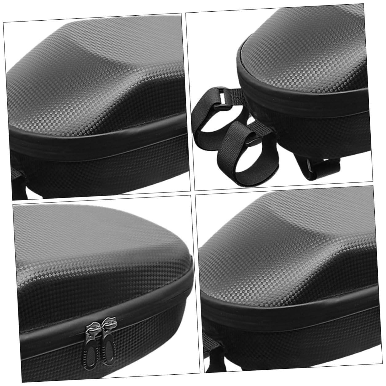 Borsa Manubrio per Bicicletta Grande Capacità 1-2l in Pvc e Eva Robusta e Resistente, Comoda da Trasportare per Uscire in Bici