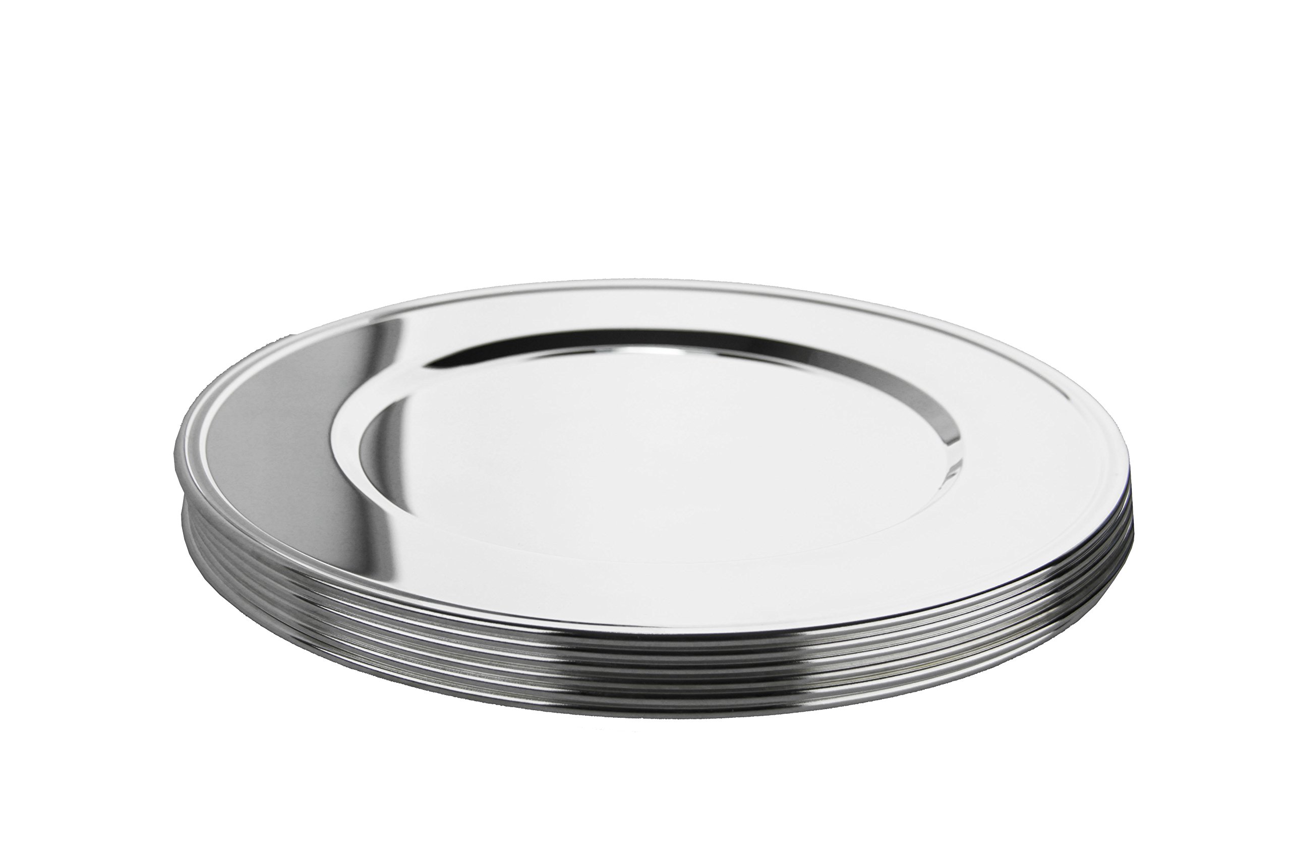 SOTTOPIATTO FILO INGLESE CONF 6 PZ - SILVER PLATED DELLA PIU'ALTA QUALITA'