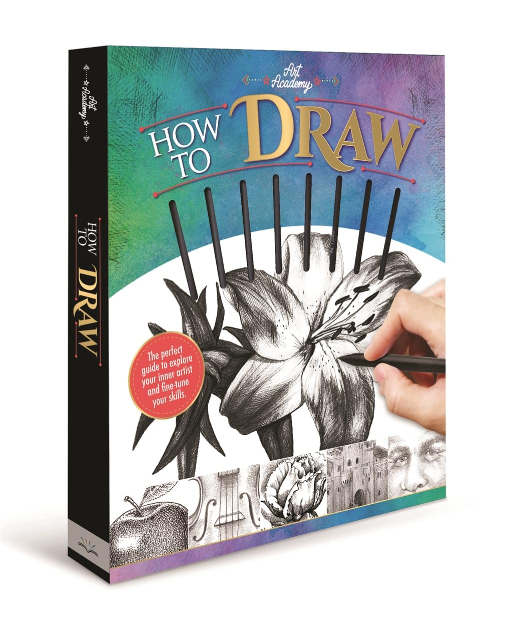 How to Draw: A Complete Beginner’s Guide with 8 Artist’s Pens for Practising Essential Drawing Skills