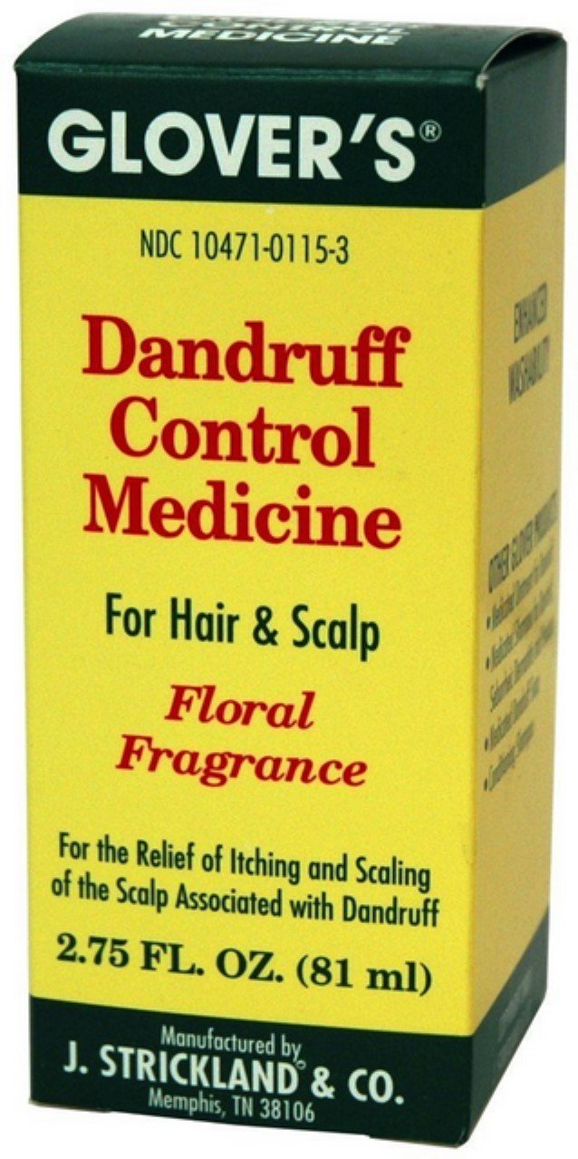 Glovers Dandruff Control Medicine Floral Fragrance, 2.75 oz (Pack of 4)