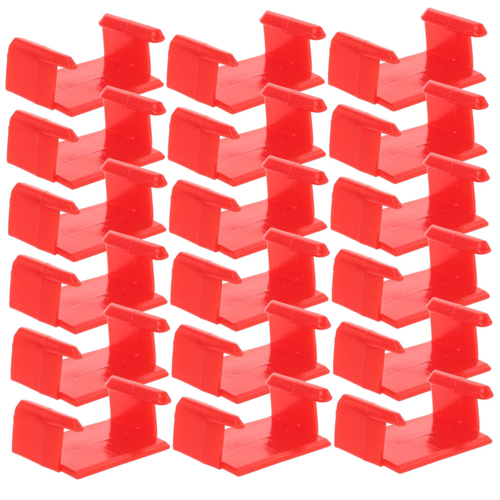 SUPVOX The Train Toys Track Accessories 20pcs Plastic Train Track Clips Easy to Use for Boys and Girls Railway Setup