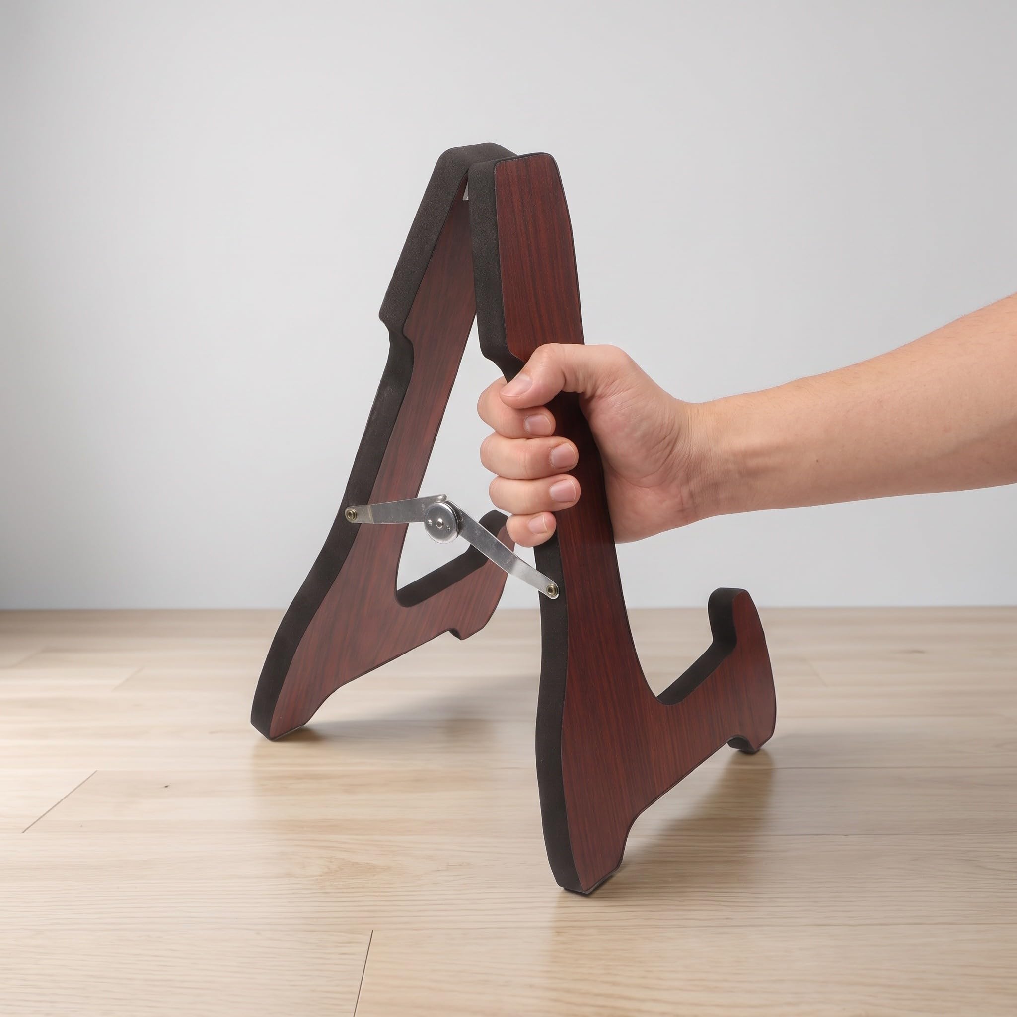 ibasenice Soporte para guitarra, soporte plegable de madera con forma de A | Ideal para guitarras electroacústicas y bajos, soporte portátil de suelo para instrumentos de cuerda, perfecto para viajes, e
