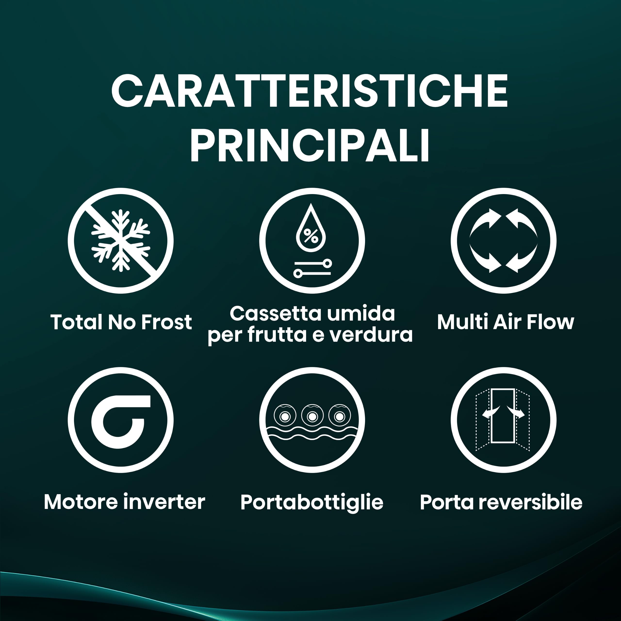 Hisense MC60336CI Frigorifero Combinato Total No Frost, Inox, 200x60 cm, Risparmio Energetico Classe C, Grande capacità 336L, Bassa Rumorosità 35db, Porta reversibile, Motore inverter