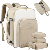 Vista 11 de LOVEVOOK Mochila de viaje para llevar a bordo, Mochilas de viaje