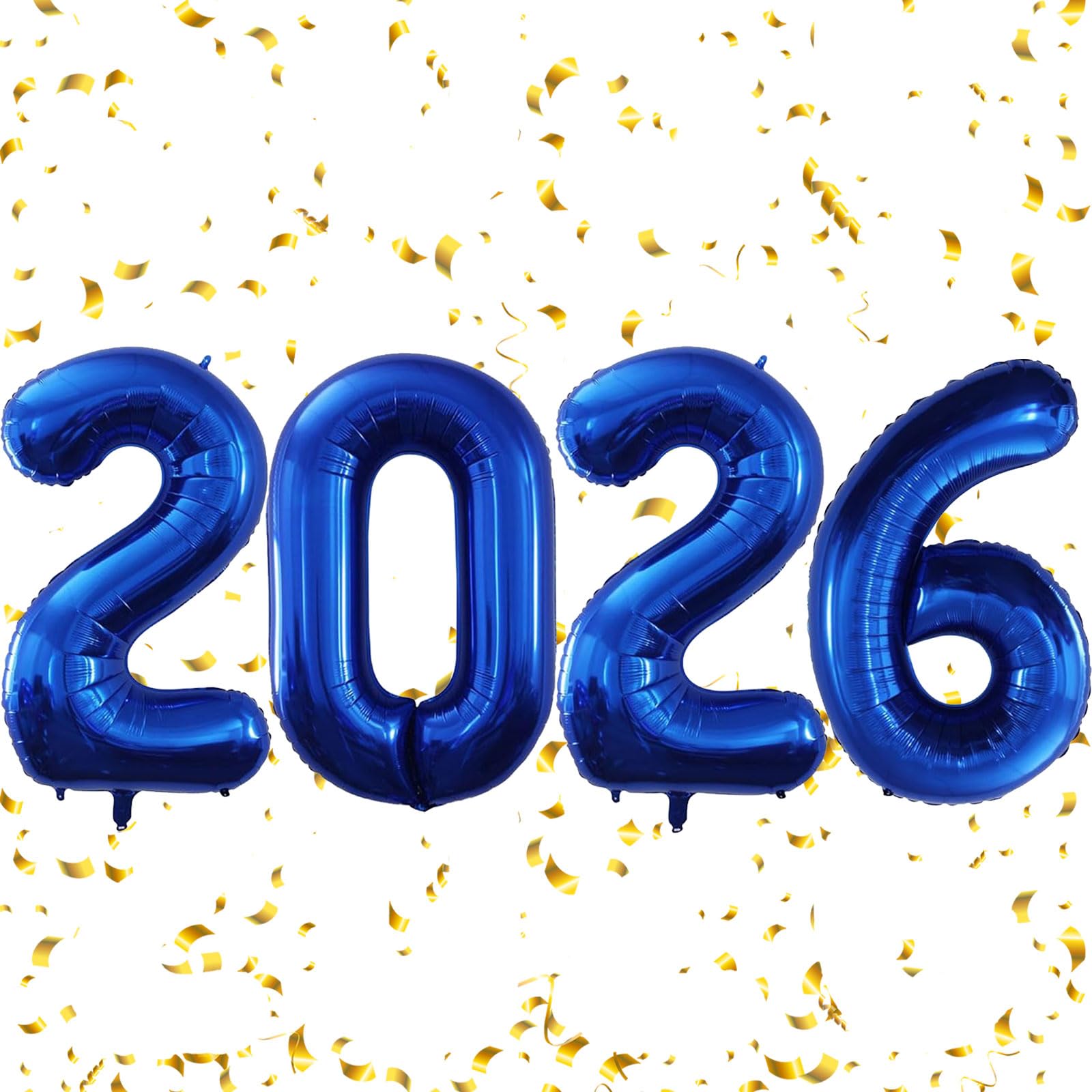 Photo 1 of 2026 Graduation Balloons - 16 Inch Dark Blue Number 2026 Balloons for Graduation Decorations - Grad Balloons for Graduation Decorations Class of 2026 - Grad Party Supplies 2026
