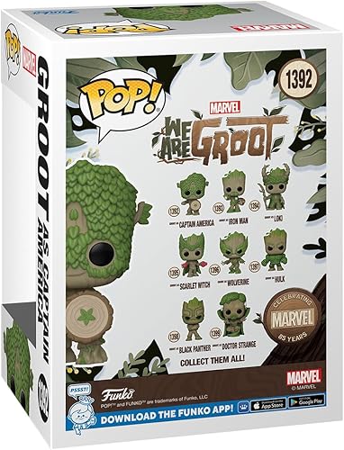 Miniatura 3 de Funko Pop! Marvel We are Groot - Capitán América - Groot Shorts - Figura de vinilo coleccionable - Idea de regalo - Producto oficial - para niños y