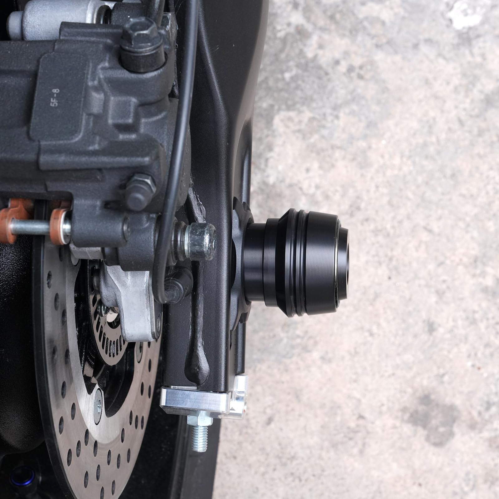Adatto per MT07 MT 07 MT-07 mt 07 2025 2026, accessori per moto, cuscinetti antiurto, asse anteriore, forcella, protezione anticaduta (nero)