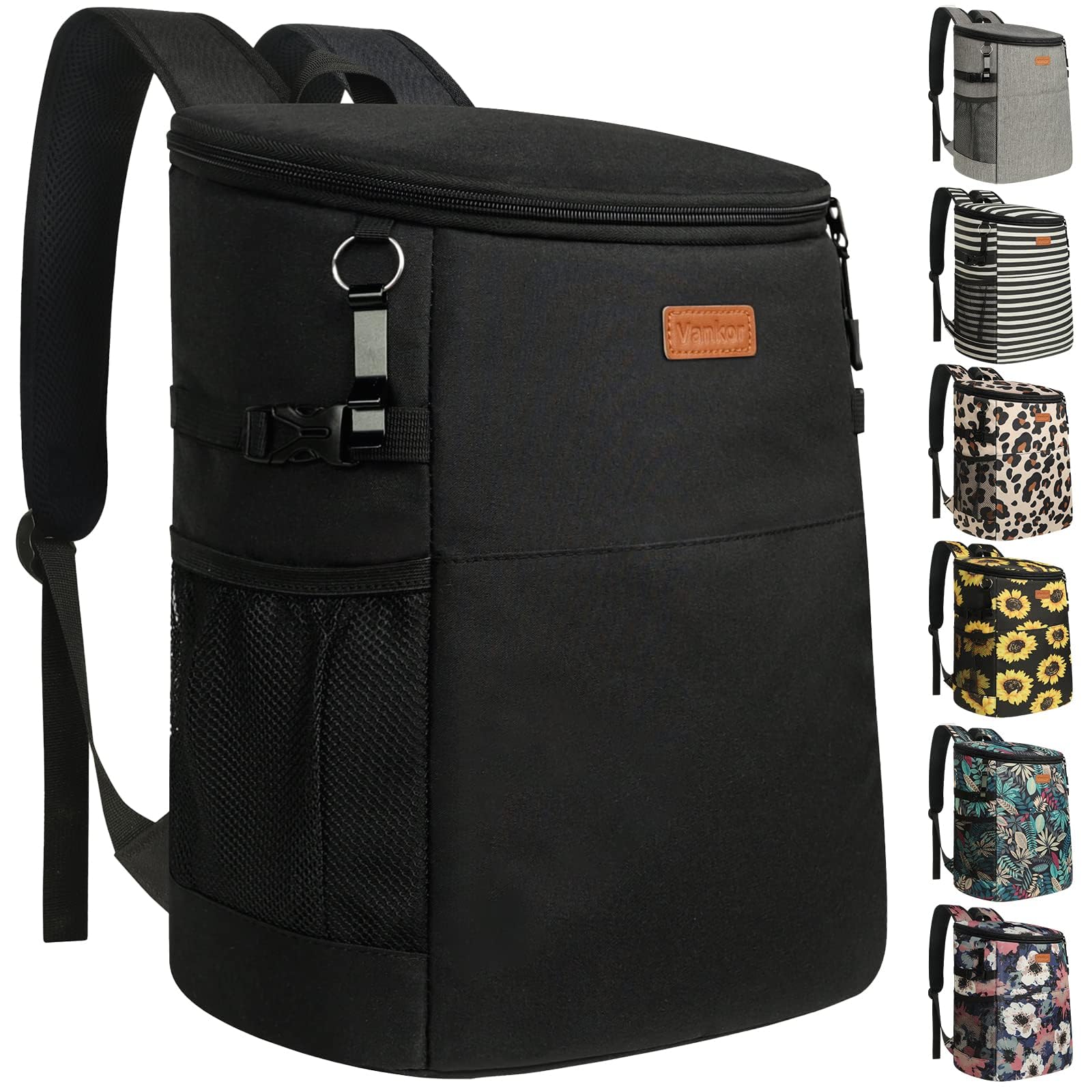 Vankor Camping Cooler Backpack Insulated Waterproof | 33 Cans, 45 Cans, Leakproof, Soft Backpack Cooler for Men Women, Portable Cooler Bag for Travel,