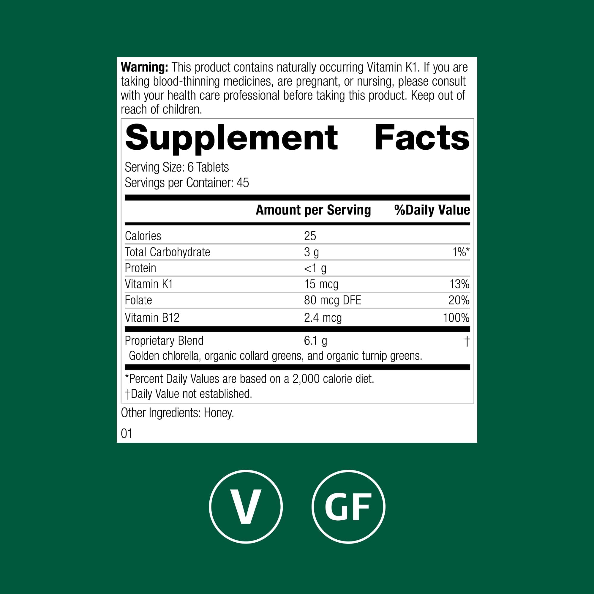 Standard Process Whole Food Folate, Cellular Health Support, 270 Capsules — Amazon image 2