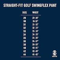 Vista 7 de Izod Pantalones de golf Swingflex de corte recto sin pinzas para hombre