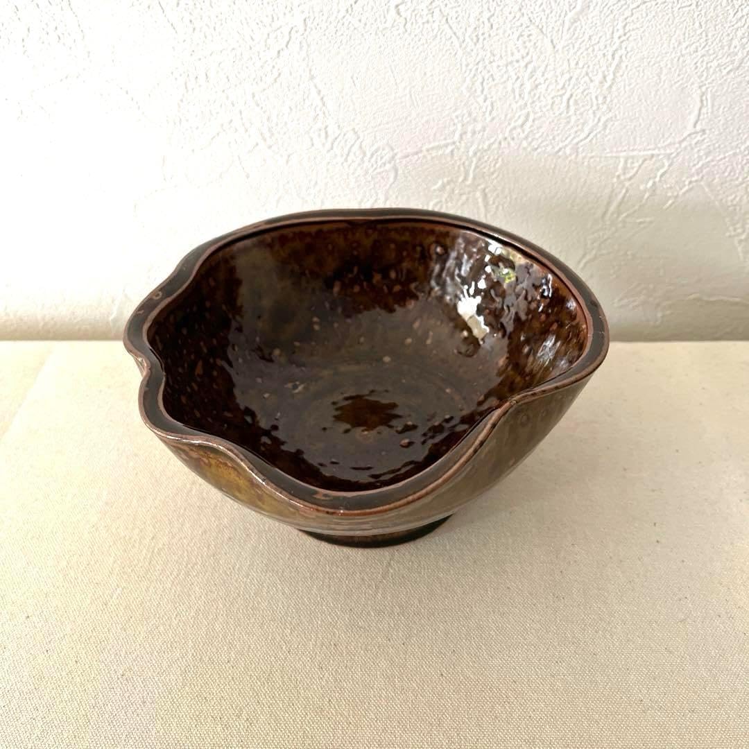 有田焼 高台多機能鉢 輪花型 割烹碗