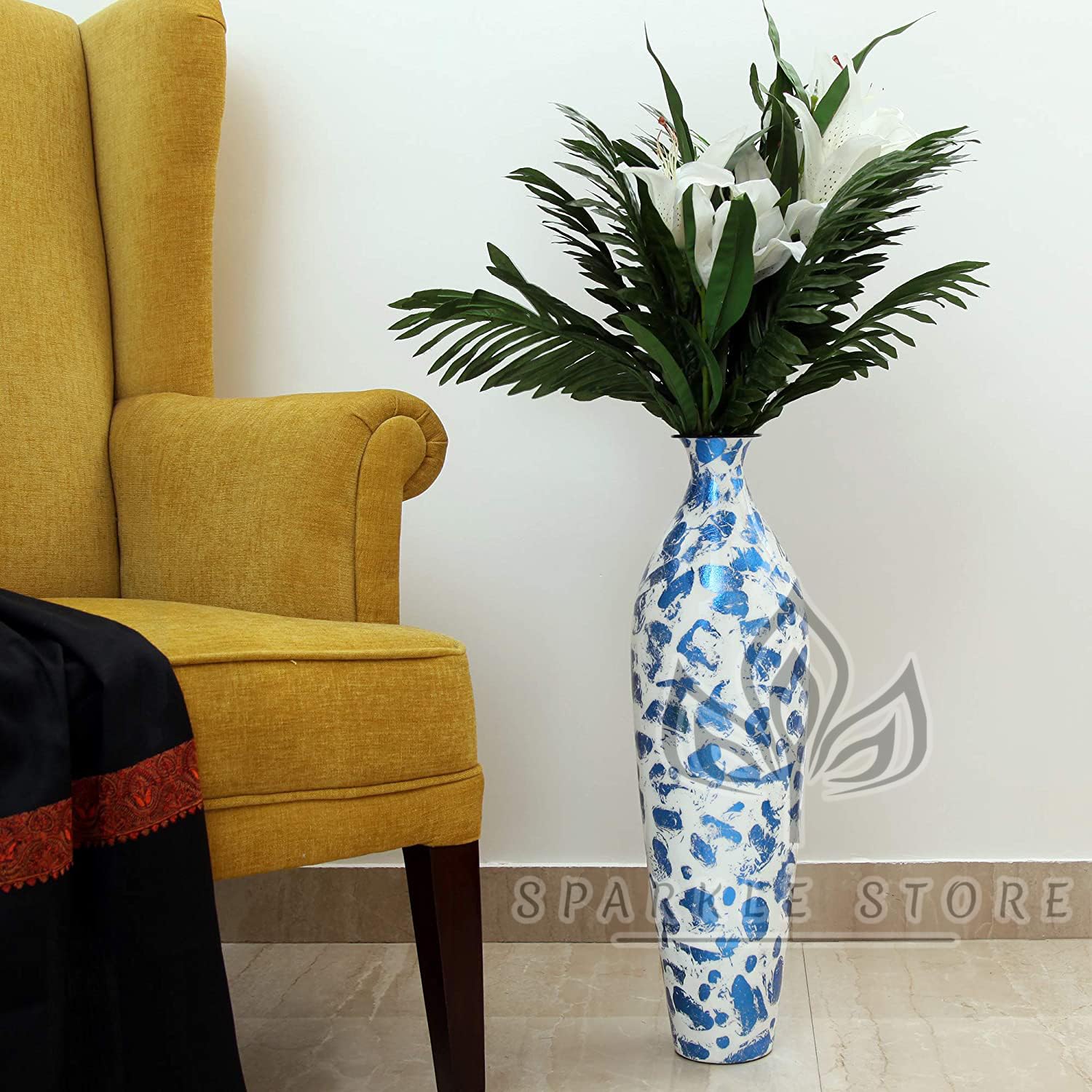 SPARKLE STORE 24 inches Metal Flower Vase for Home Decor Office Living Room Corner Decoration (B0CYH355TK) Amazon Price History, Amazon Price Tracker