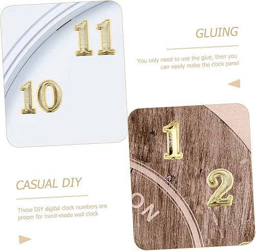 Miniatura 2 de 12 unids Reloj de Pared Accesorios Deporte Pegatinas Reloj de Pared Digital Reloj Digital Movimiento Reloj Manos Reloj Reloj de Pared Reloj de Pared