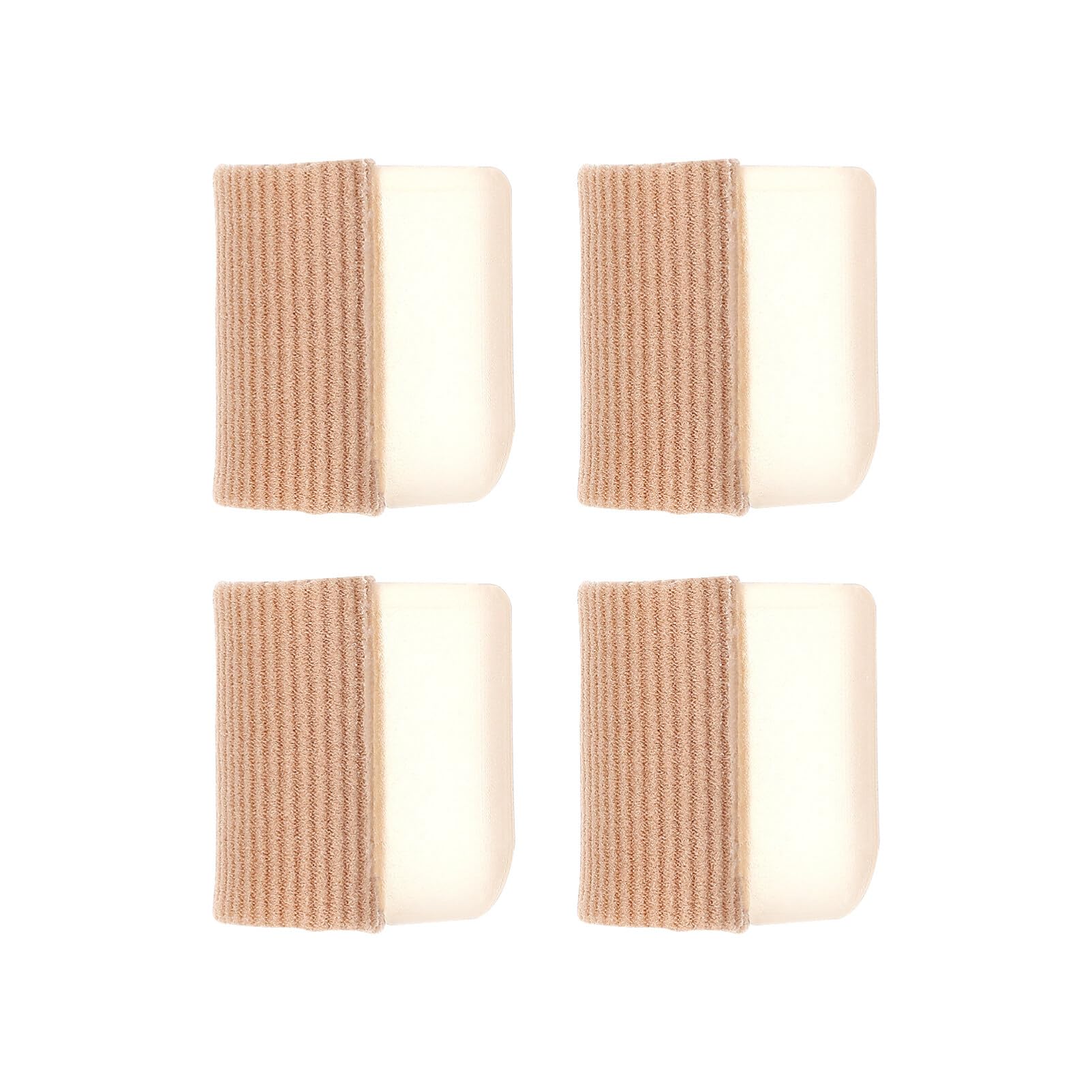 FOMIYES 4pcs Toes Separators for Bunion Relief, Hallux Valgus Corrections, Toes Alignment, and Overlapping Toes - Soft Gel Toes Sleeves for Men and Women