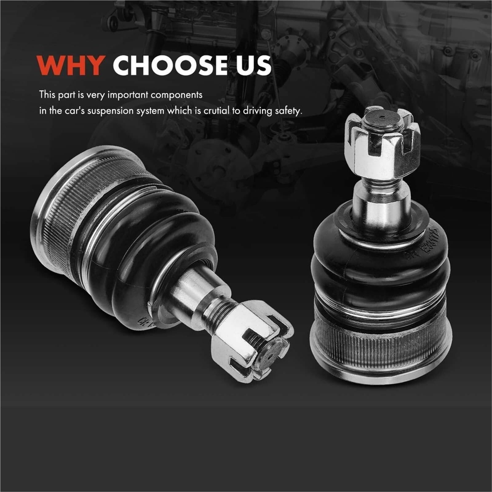 Ściągacz przegubu kulowego Pasuje do Acura EL pasuje Honda Civic 2001 2002-2005 L4 1.3L .7L 51220S5A003,51220S5A305 2 sztuk przedni dolny przegub kulowy