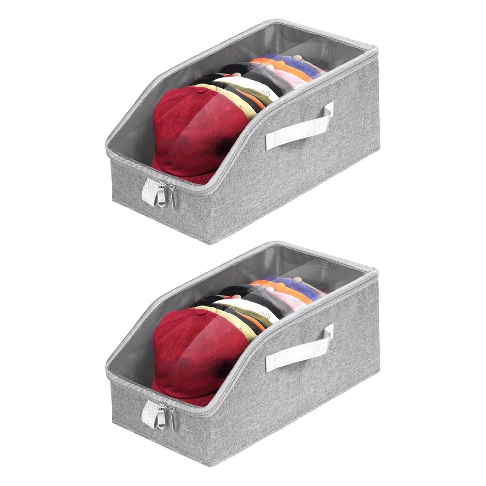 APGLSXY Modern Simple Hat Organizers Closet Storage Systems for Baseball Caps Easy Install Space Efficient Home Use Oxford Fabric Cap Storage