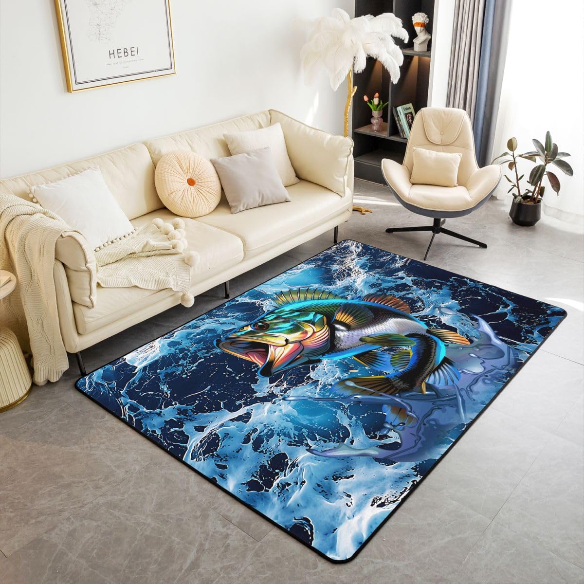 Homewish Tapis Salon 100x150cm Bar