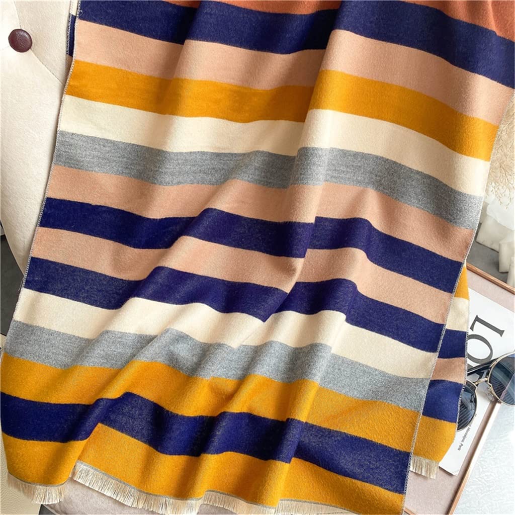 RWRAPS Sciarpa Invernale in Cashmere Scialli Stampati da Donna Design Caldo Coperta Spessa da Donna Foulard bifacciale Stole Femminili (Colore : A, Dimensioni : 180 * 65cm) (A 180 * 65cm)