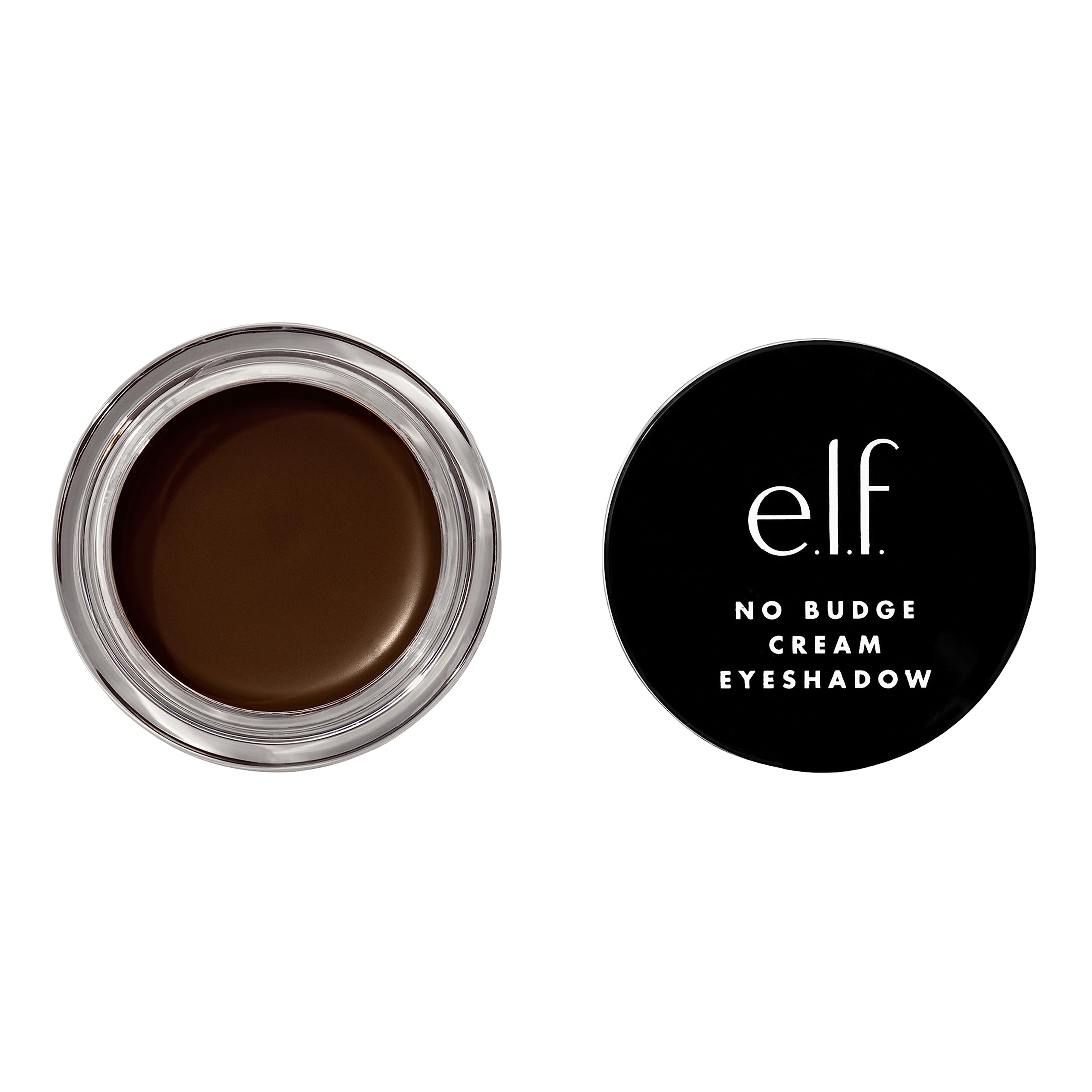 e.l.f. No Budge Cream Eyeshadow, 3-in-1 Eyeshadow, Primer & Liner With Crease-Resistant Color & Stay-Put Power, Vegan & Cruelty-Free, Plateau