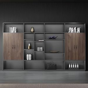 Executive Desk - Luxury l Shaped Desk with Drawers Solid Wood Desk with LED Light Strip Home Office