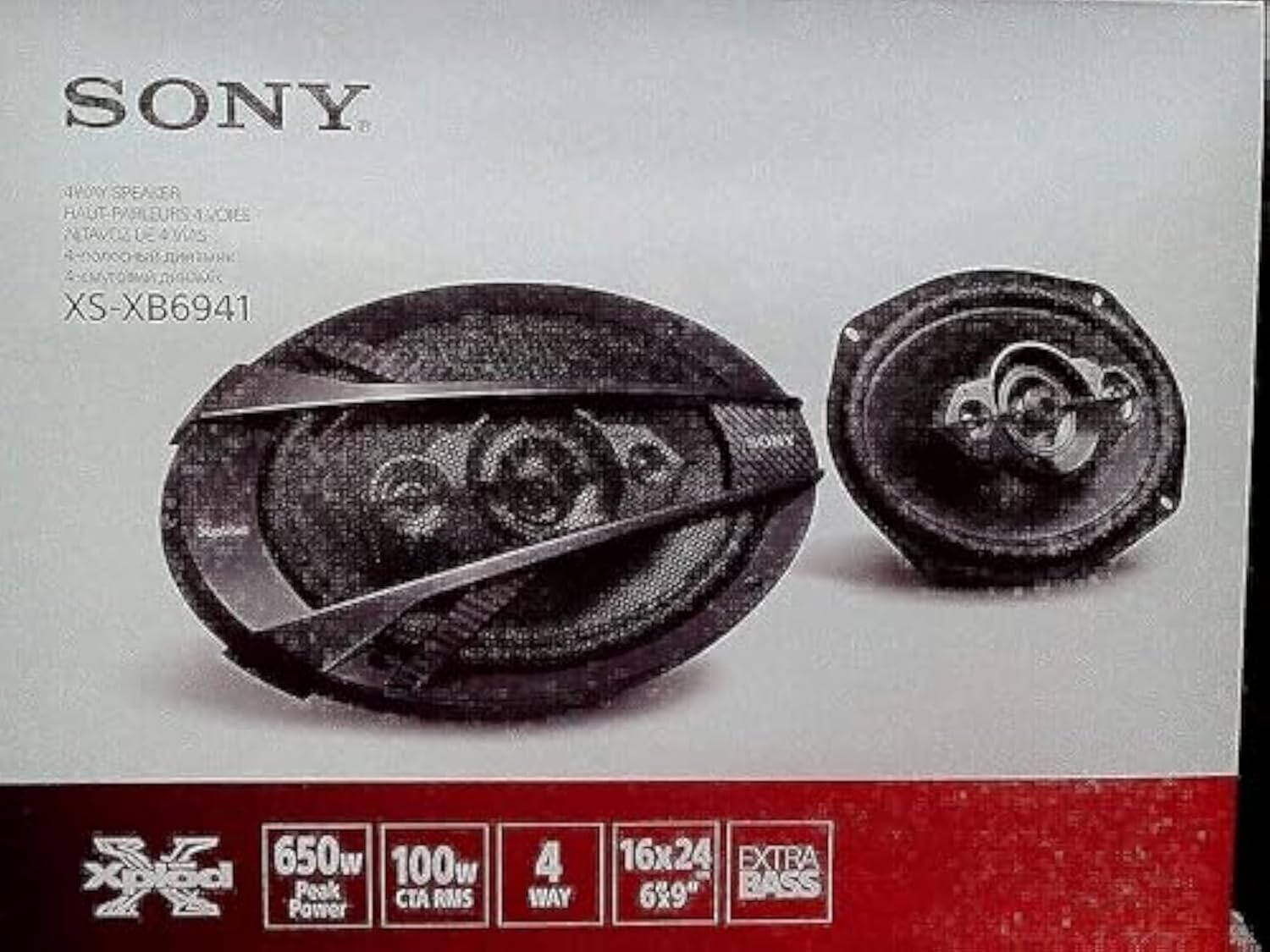 Sony xs-xb6941 650 watt 4way, 16x24 CM: Buy Online at Best Price Sony xs-xb6941 650 watt 4way, 16x24 CM: Buy Online at Best Price