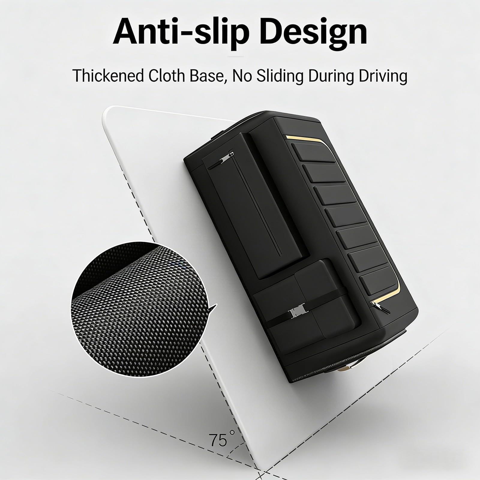30/40/50/60/70L Tronco Organizzatore Contenitore Bagagliaio Auto Accessori Interni Pieghevole Organizzatore Antiscivolo Organizzatore