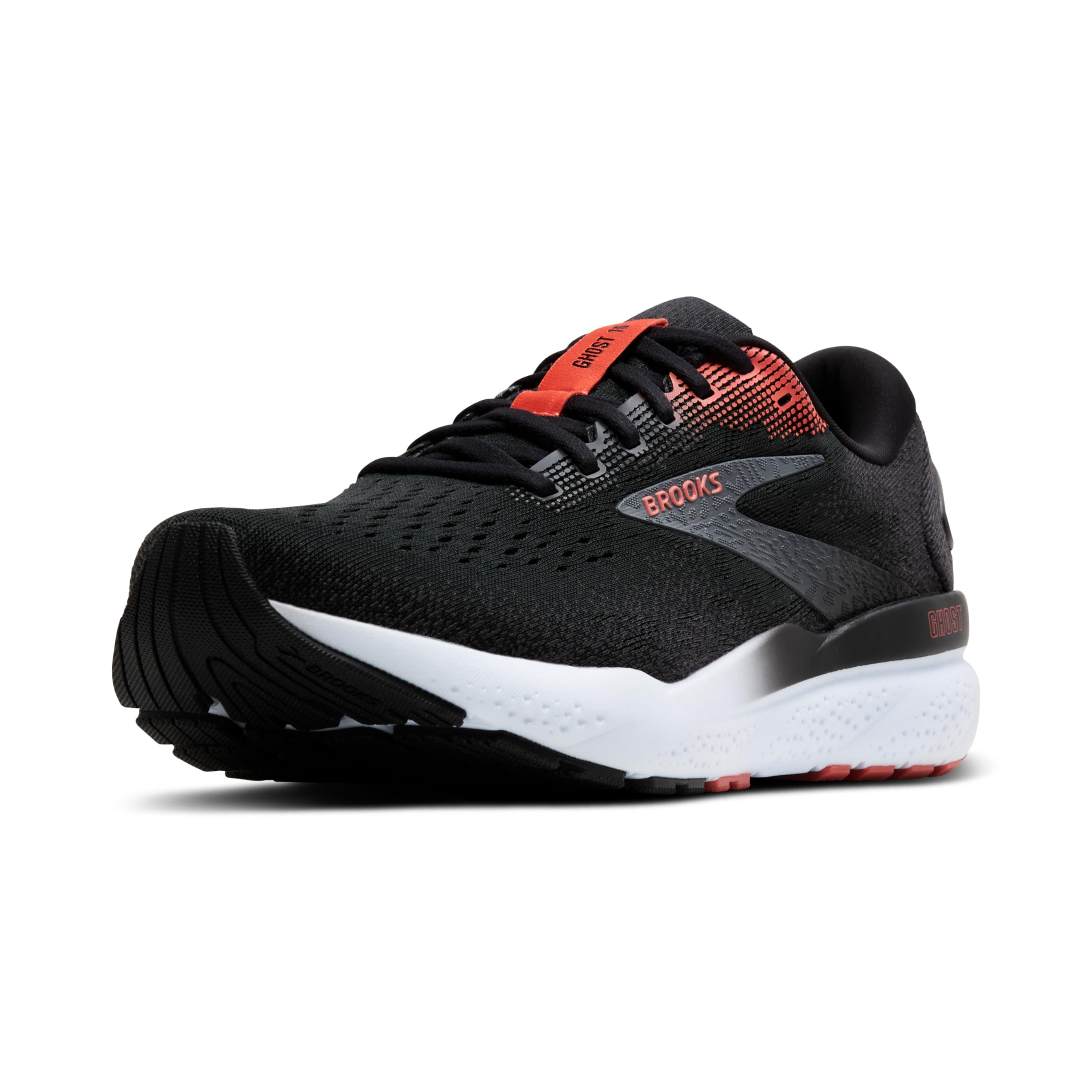 BROOKS 1104181D066 Ghost 16 Men Black/Ebony/Burnt Sienna UK 6.5