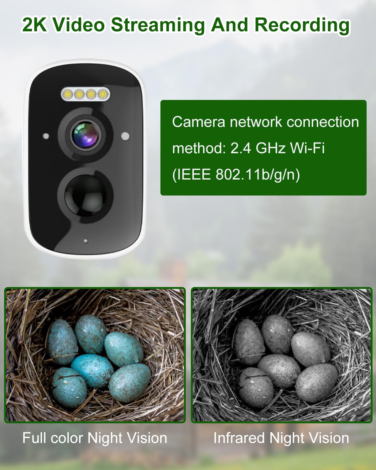 Caja nido con cámara HD alimentada por energía solar, Live Stream Al Detector de aves, observa la anidación y la eclosión, memoria en la nube y SD, entrada de 35 mm y protección IP65, idea de regalo